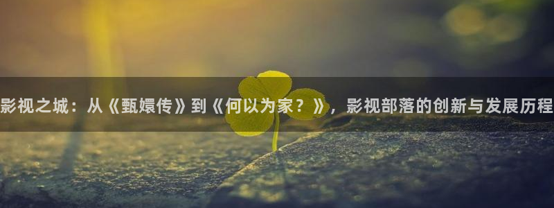 七七影视大全下载安装：影视之城：从《甄嬛传》到《何以为家？》，影视部落的创新与发展历程